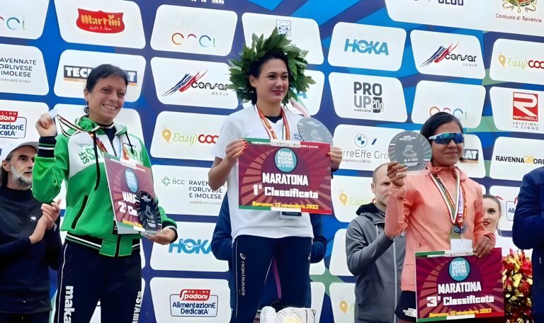 Giulia Sommi, Campionessa Italiana di maratona Assoluti e Master 2022 (foto Facebook)